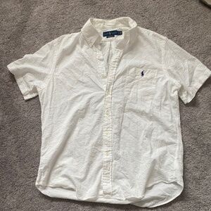 Men's Seersucker Ralph Lauren Polo